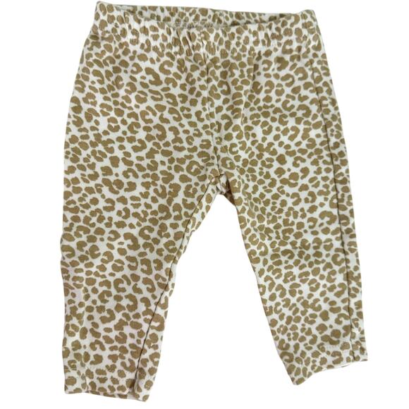 Carter’s JOY Tan Cheetah Print Leggings Pants Size 3 Months - Picture 1 of 2